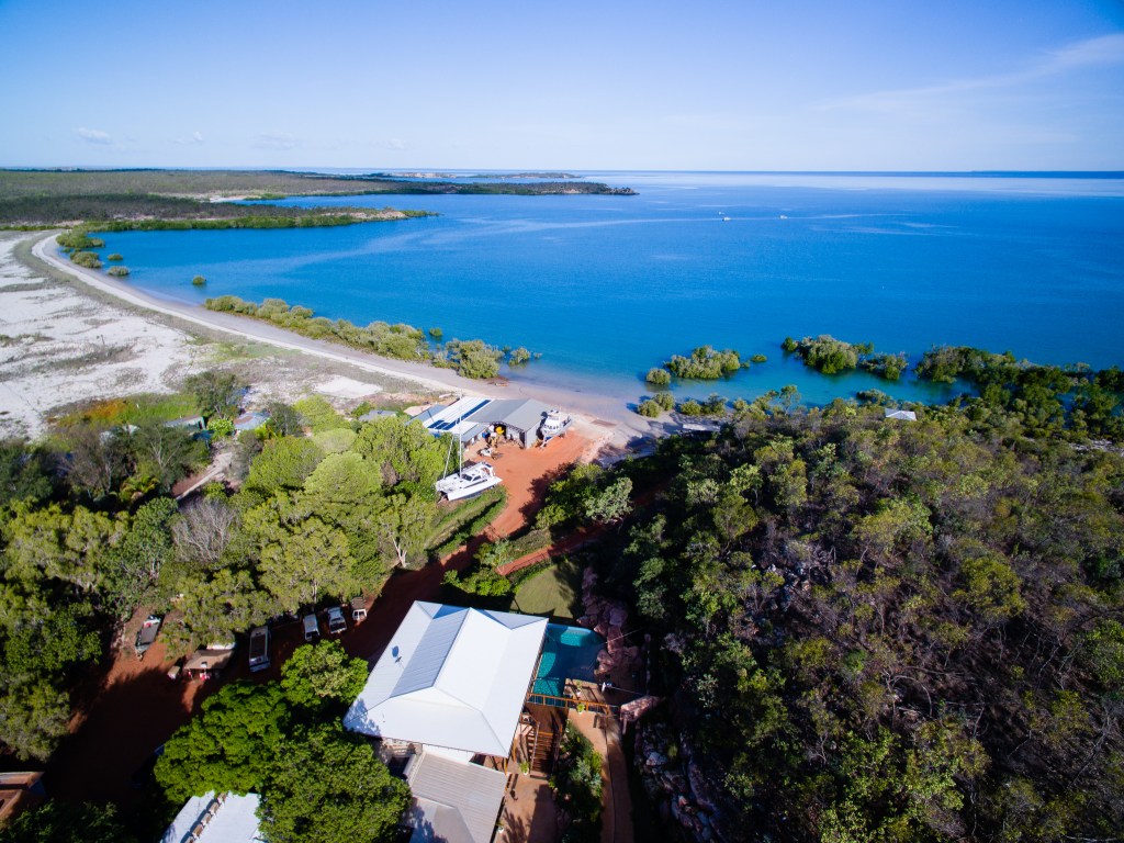 Aerial-image-by-@saltywings-83 Cygnet Bay Pearl Farm by Salty Wings