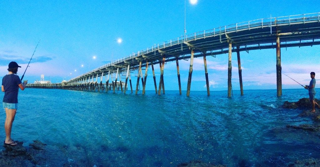 Sunset fishing near Broome