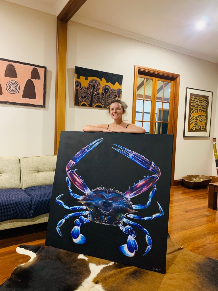 IMG_7678 Happily sending this beautiful piece to its new home.