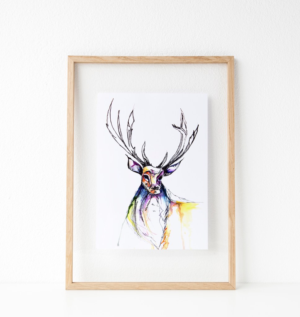stag-in-frame-copy 'Stag' inspired by Canada