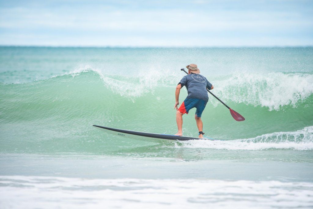 Daryl testing the surf