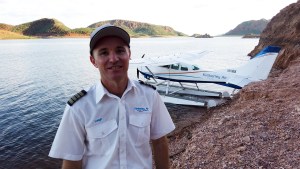 Pic-of-Leigh-Advert Chief Pilot Leigh ~ Image courtesy of Kimberley Air Tours