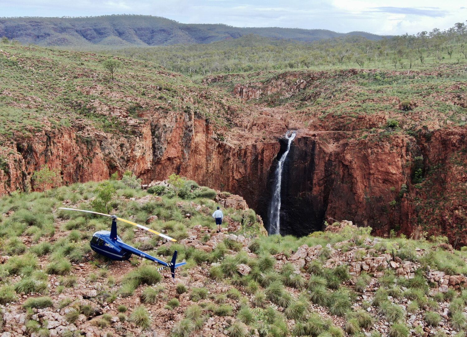 Revolver Falls with Helispirit. Pic by S. Connell